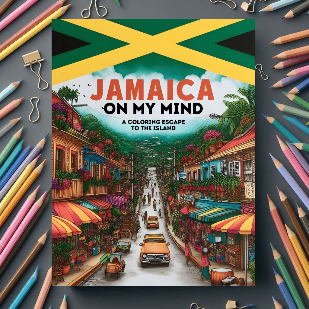 Jamaica on My Mind Coloring Book